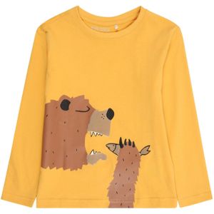 BLUE SEVEN Shirt  donkerbeige / bruin / donkergeel / zwart