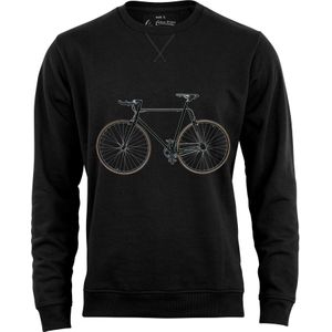 Cotton Prime Sweatshirt 'Bike-Fahrrad'  bruin / zwart / wit