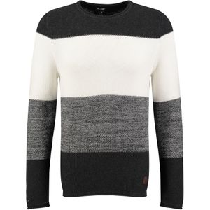 Key Largo Trui 'Jogi'  antraciet / grijs gemêleerd / wit