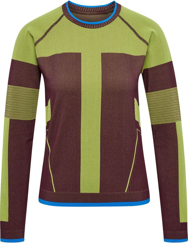 Hummel - 228268 - T-shirt - Met Lange Mouwen - Stretch Polyestermix - Naadloos Design