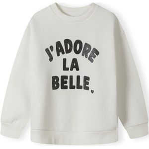 MINOTI Sweatshirt  zwart / wit