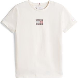 Tommy Hilfiger - Shirt - Navy - Ronde Hals - Normale Pasvorm