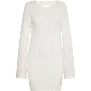 IZIA Gebreide jurk  wolwit