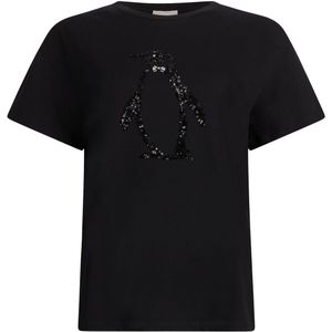 Liu Jo - Shirt - Zwart - Pailletten