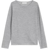 Marc O'Polo - Trui - Lichtgrijs - Slanke Pasvorm - Lange Mouw