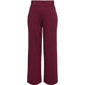 ONLY Broek 'ONLRINA'  wijnrood