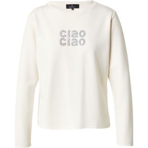 monari Shirt  zilver / wolwit