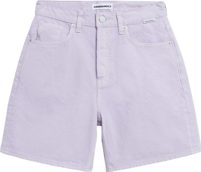 Damesshort ARMEDANGELS Sheaari - Kleding - 5-Pocket - Stukgeverfd