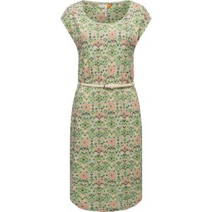 Ragwear Jurk 'Lilithe Ikat'  beige / lichtgroen / pink / rood