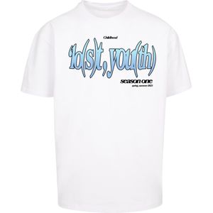 Lost Youth Shirt  lichtblauw / zwart / wit