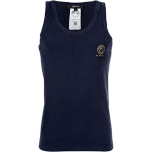 VERSACE Onderhemd  navy / goudgeel