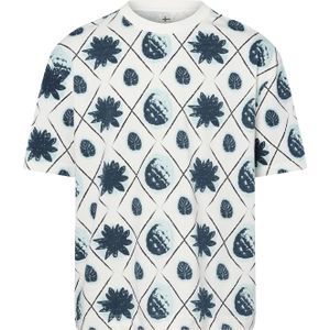 Nils Sundström Shirt  ecru / groen