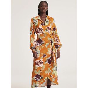 Odd Molly Jurk 'Kristina'  pastelgroen / oranje / pastelroze / wijnrood