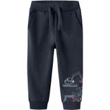 NAME IT Broek 'NMMStorm'  navy / duifblauw / rood