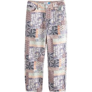 Next Jeans  blauw / geel / lichtgroen / wit