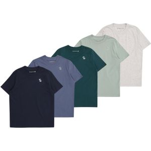 Abercrombie & Fitch Shirt  navy / saffier / lichtgrijs / mintgroen