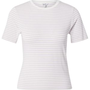 mbym Shirt 'Julie'  pruim / wit