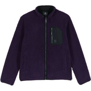 Volcom - Muzzer Fuzzar - Fleece Jas - Donkerlila/Zwart