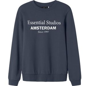 LMTD Sweatshirt  navy / wit