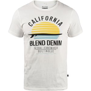 Blend - Califo - T-shirt - Heren - Korte Mouw - Met Print - Ronde Hals