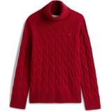 Tommy Hilfiger - Coltrui - Effen - Relaxed Fit - Zuivere Wol