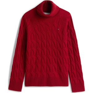 Tommy Hilfiger - Coltrui - Effen - Relaxed Fit - Zuivere Wol