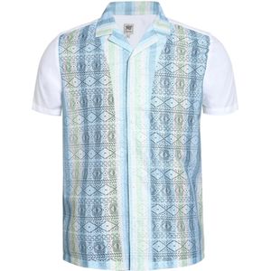 Campus Sutra Overhemd 'Tabatha'  lichtblauw / pastelgroen / wit