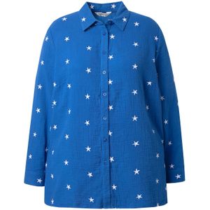 Angel of Style Blouse  blauw / wit