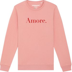 Watapparel Sweatshirt 'Amore'  rosa / rood