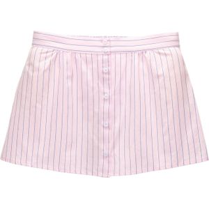 Pull&Bear Rok  blauw / rosa