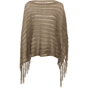 Cream Cape 'CRAlpah'  donkerbeige