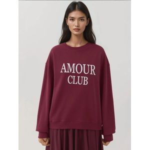 Hiccup Sweatshirt  bourgogne / wit