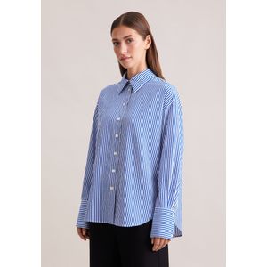 SEIDENSTICKER Blouse  blauw / wit