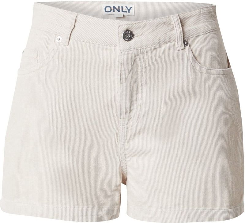 ONLY - ONLMoxie - Broek - Beige - Corduroy - 5-pocket-style