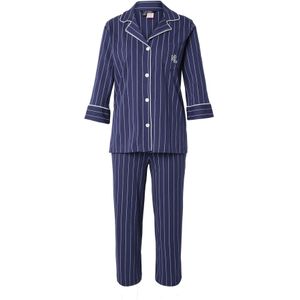 Lauren Ralph Lauren Pyjama  donkerblauw / wit