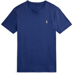 Shirt - Effen - Jersey - Normale Pasvorm - Kwartmouw