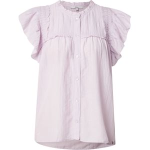 Pepe Jeans - Model 'Libby' - Blousetop - Effen - Relaxed Fit - Katoen en Viscosemix