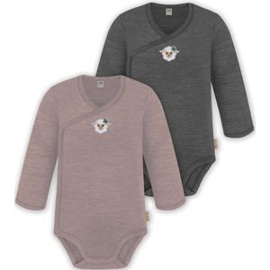 normani Rompertje/body 'Kaitaia'  taupe / donkergrijs