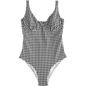 Next Badpak  zwart / wit