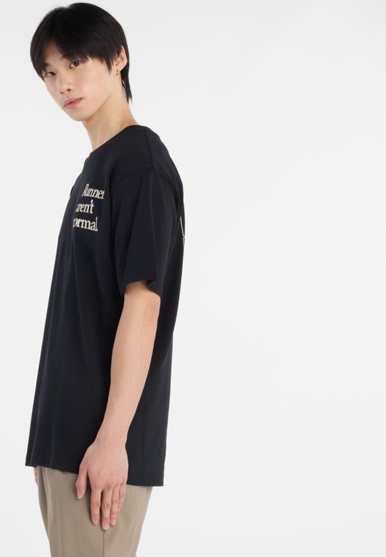 new balance Shirt  zwart / wit