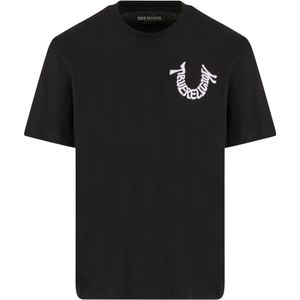 True Religion Shirt 'Warped'  zwart / wit