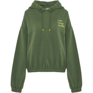 Funky Buddha Sweatshirt  groen / limoen