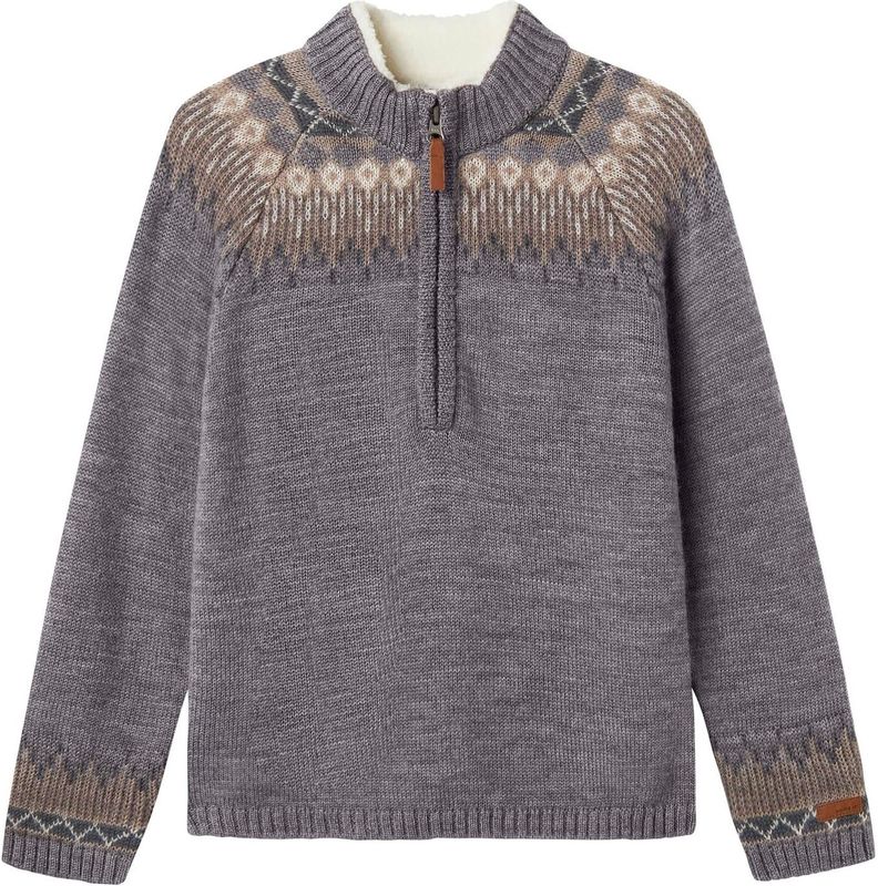 Merinowol - Gebreide Trui - Col - Lange Mouwen - Regular Fit