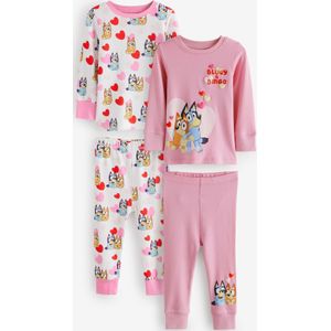 Next Nachtkledij  pink / rood / wit