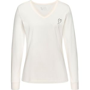 VIVANCE Slaapshirt  grijs / zwart / wolwit