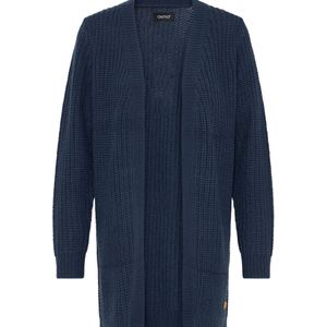 Oxmo Gebreid vest ' OXEDNA '  nachtblauw