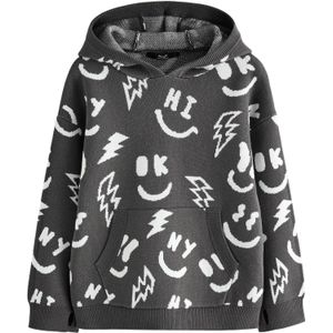 Next Sweatshirt  zwart / wit