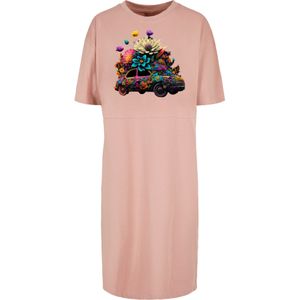 F4NT4STIC Jurk  gemengde kleuren / rosa