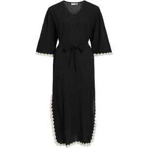 VILA Jurk 'VIManda'  zwart / wit