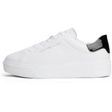 Tommy Hilfiger - CHIC PLATFORM CUPSOLE PATENT - Plateausneakers - Wit